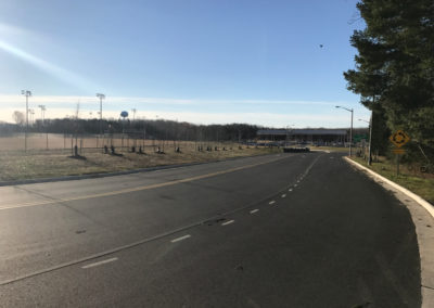 Stafford High School entry roadway