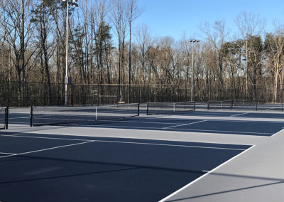 Stafford High School tennis court paving